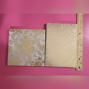Anna Griffin Foil Layets Cardstock Sheets.  Set Of 73 Of Two Sizes. (0203)